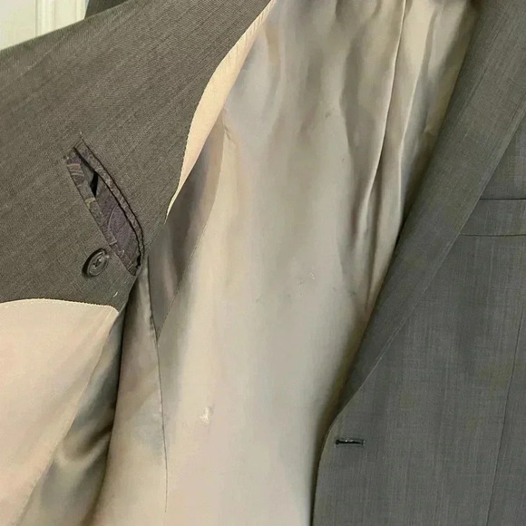 Lauren Ralph Lauren Gray Blazer size 46L. Made in Canada. - Picture 7 of 7